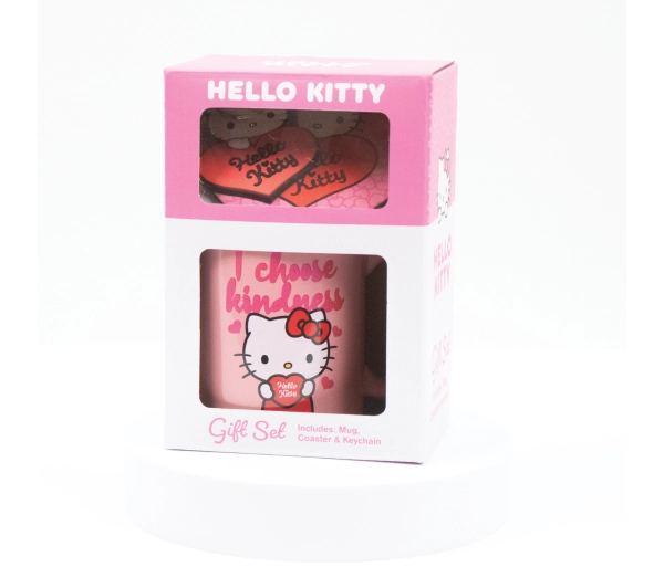 Pyramid Hello Kitty Serduszko Kubek Podstawka Brelok