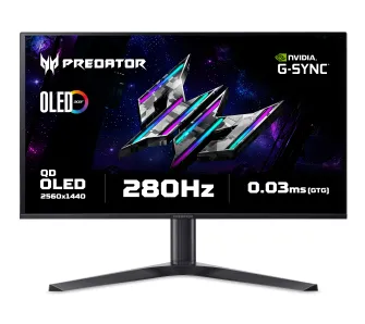 Monitor Acer Predator X27UZ1bmiiprx 26,5" 2K QD-OLED 280Hz 0,03ms Gamingowy
