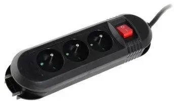 Listwa Hama 44121928 3 gniazda 3m Czarny