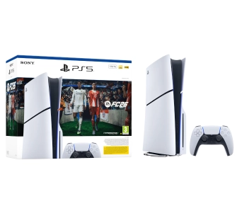 Konsola Sony PlayStation 5 Slim E Chassis (PS5) 1TB z napędem EA SPORTS FC 26 Bundle