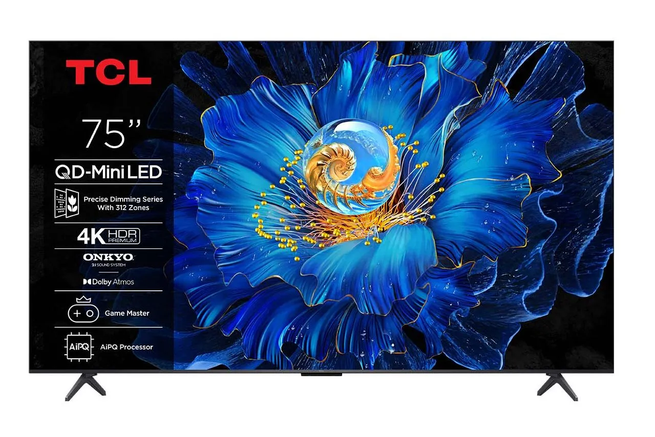 Telewizor TCL 75C6KS  75" QD-Mini LED 4K 60Hz Google TV Dolby Vision Dolby Atmos HDMI 2.1 DVB-T2