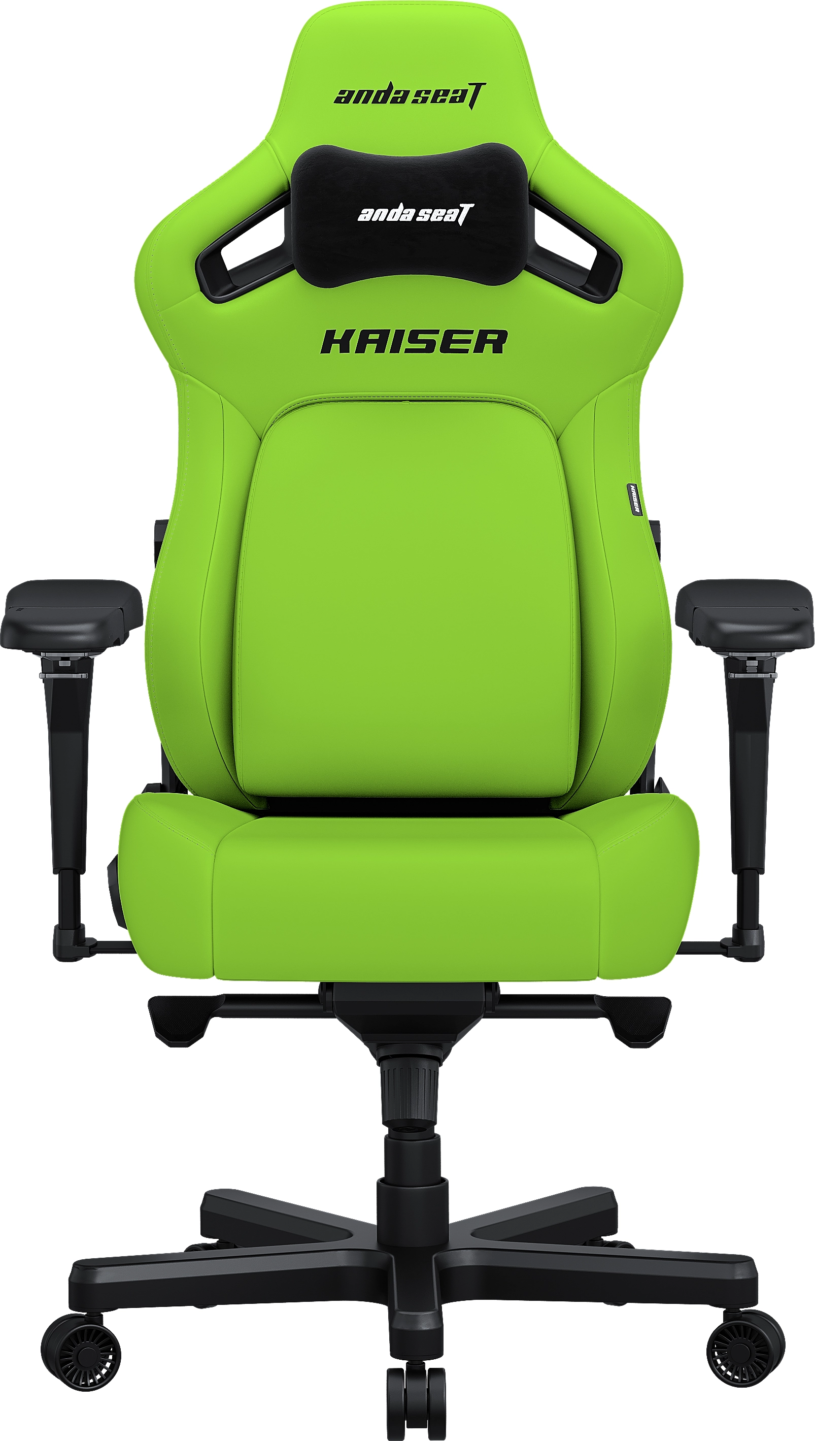 Fotel Anda Seat Kaiser 4 XL Gamingowy do 200kg Skóra Eco Limonka