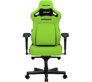 Anda Seat Kaiser 4 XL Gamingowy do 200kg Skóra Eco Limonka - Kup na Raty - RRSO 0%