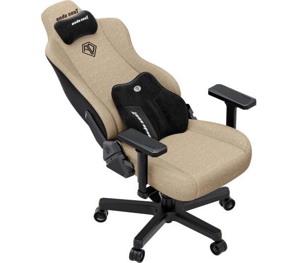 Anda Seat Kaiser 3E XL Gamingowy do 150kg Tkanina Ciemnobeżowy - Kup na Raty - RRSO 0%