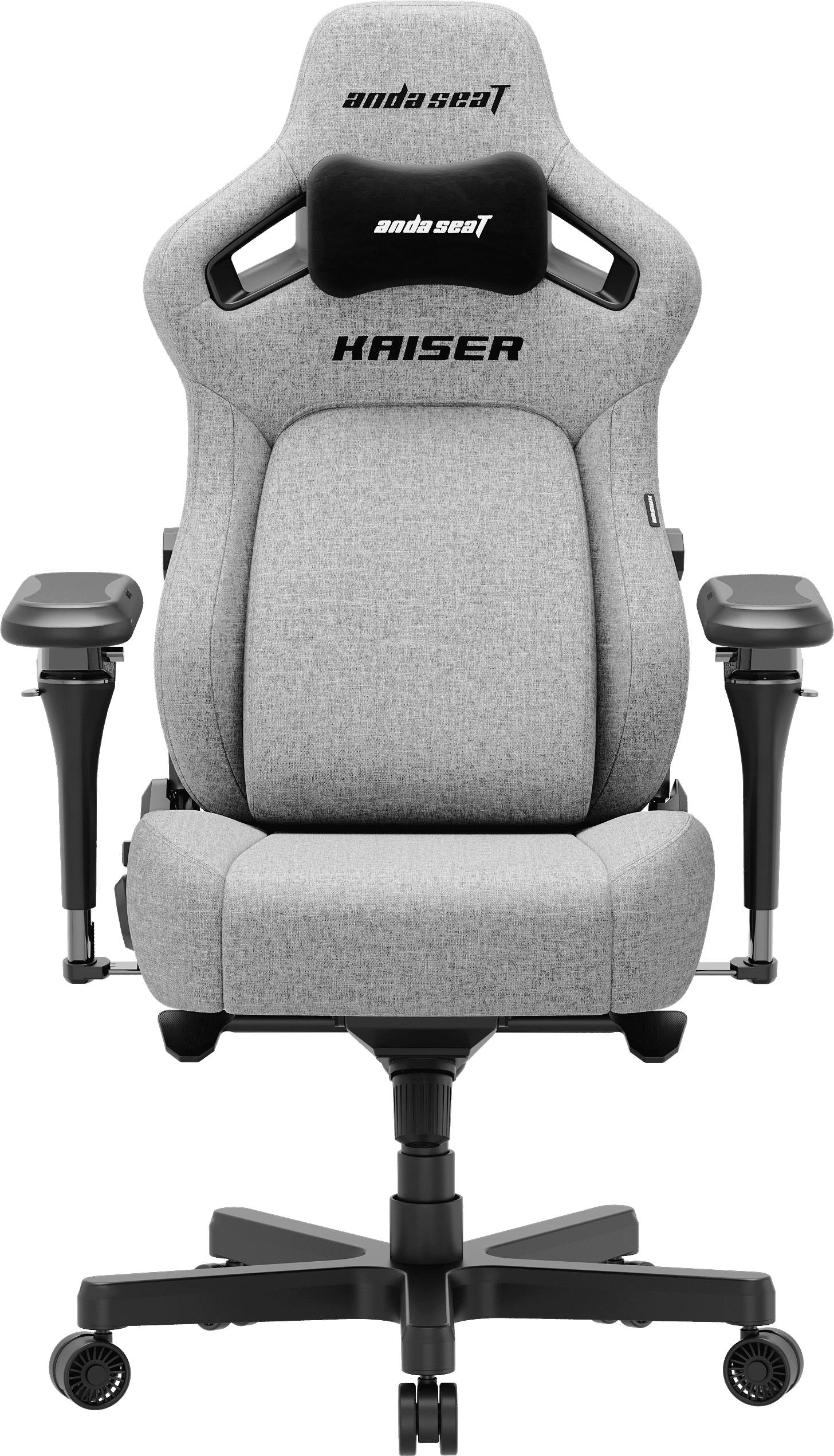 Fotel Anda Seat Kaiser 4 V2 XL Gamingowy do 150kg Tkanina Szary
