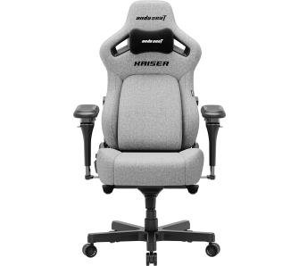 Fotel Anda Seat Kaiser 4 V2 XL Gamingowy do 150kg Tkanina Szary