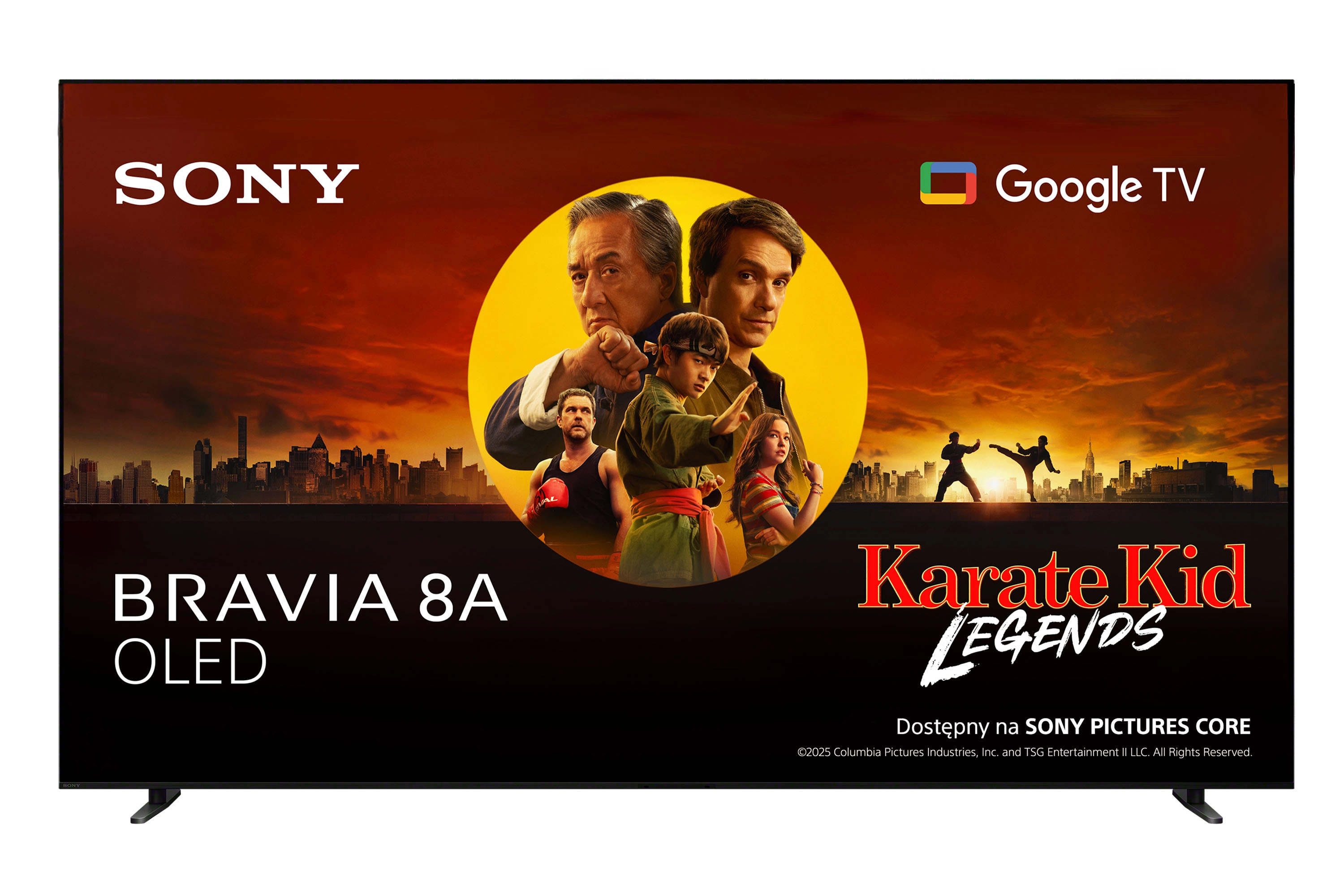 Telewizor Sony BRAVIA 8A K-77XR8A 77" 4K OLED 120Hz Google TV Dolby Vision Dolby Atmos DTS-X HDMI 2.1 DVB-T2