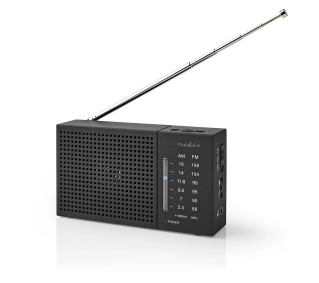 Nedis RDFM1200BK Radio FM Czarny