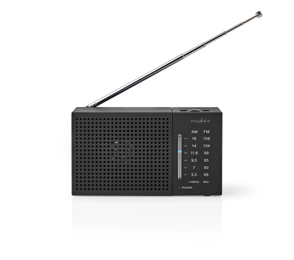 Nedis RDFM1200BK Radio FM Czarny
