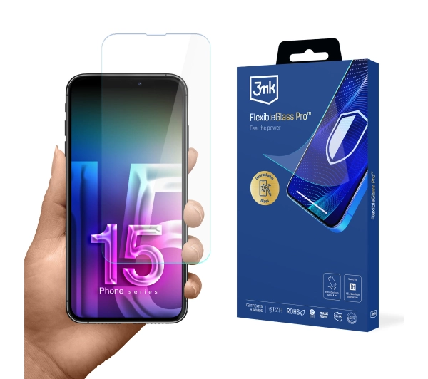 3mk FlexibleGlass Pro do iPhone 15 Pro
