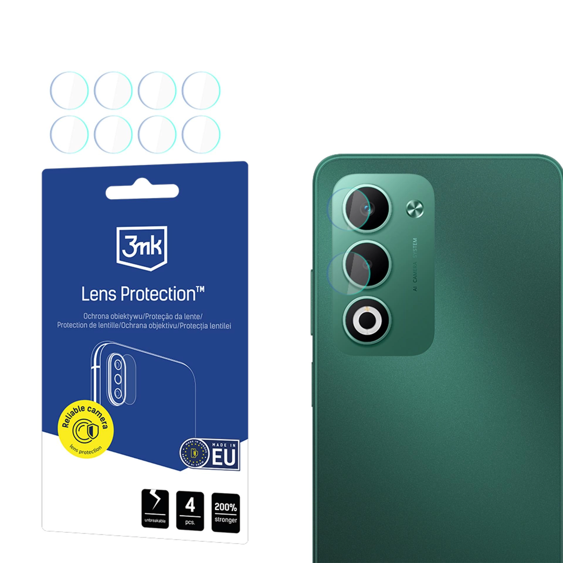 Szkło hybrydowe 3mk Lens Protection do Oppo A5 5G/ A5M