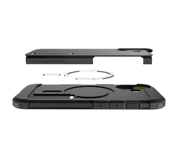 Spigen Tough Armor "T" MAG MagSafe do iPhone 17 Czarny