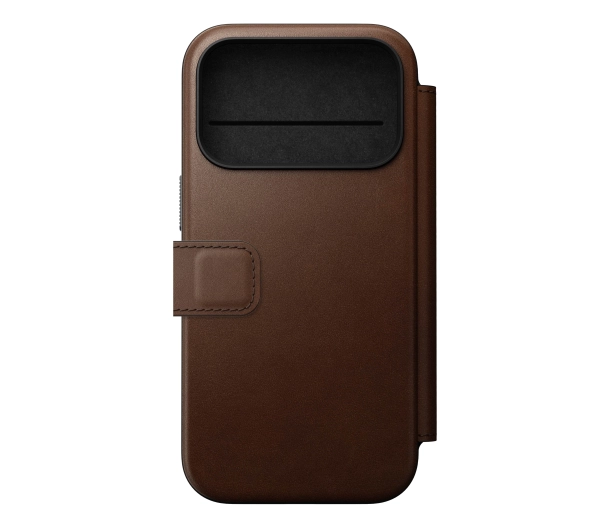 Nomad Modern Leather Folio do iPhone 17 Pro Brązowy