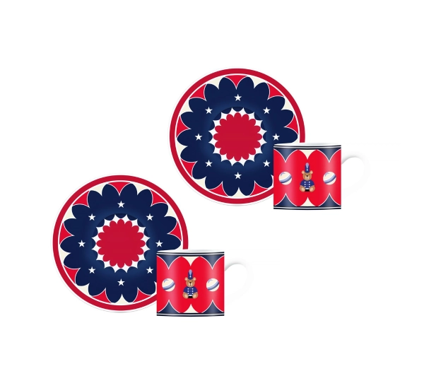 Szklanki - Bialetti Joyful Christmas 80ml