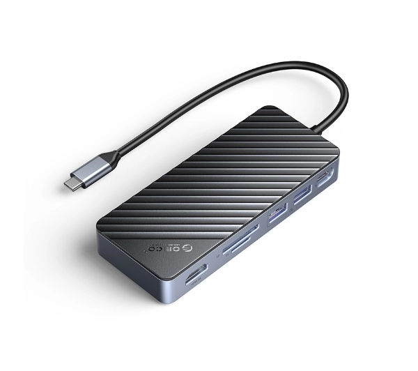 Orico OM28P-G2-BK-EP USB-C z obudową na dysk M.2 10 Gbps, HDMI 4K 60Hz Szary