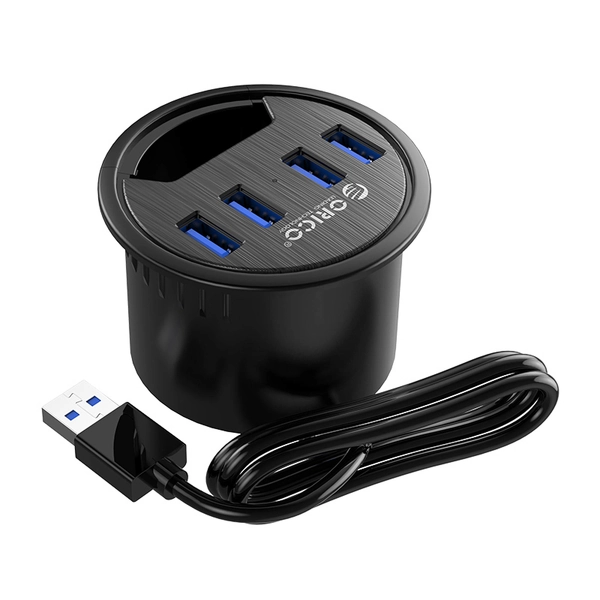Hub USB Orico DESK-4U-BK-BP 4xUSB-A 5Gbps Czarny