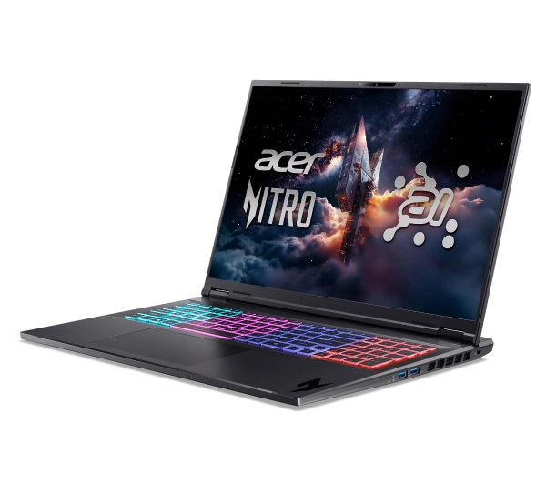 Acer Nitro 18 AI AN18-61 18" 165Hz Ryzen AI 9 365 32GB RAM 1TB Dysk SSD RTX5070Ti DLSS4 Win11 Pro Czarny Funkcje AI - Kup na Raty - RRSO 0%