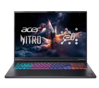 Laptop gamingowy Acer Nitro 18 AI AN18-61 18" 165Hz Ryzen AI 9 365 32GB RAM 1TB Dysk SSD RTX5070Ti DLSS4 Win11 Pro Czarny Funkcje AI