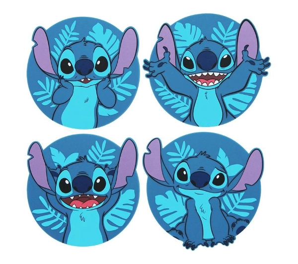 Paladone Disney Lilo i Stitch Silicone Coasters 4szt.