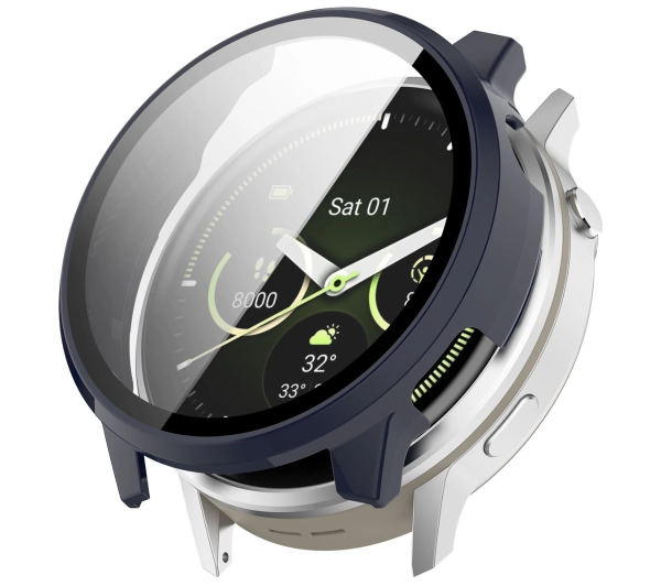 Bizon ze szkłem do Garmin Venu 4 41mm Granatowy