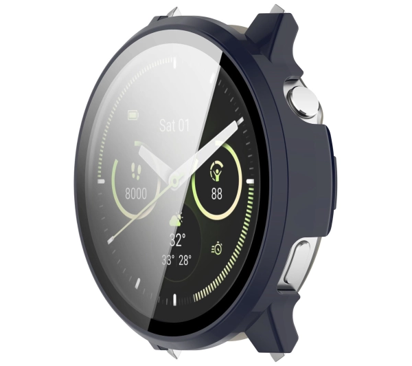 Bizon ze szkłem do Garmin Venu 4 41mm Granatowy