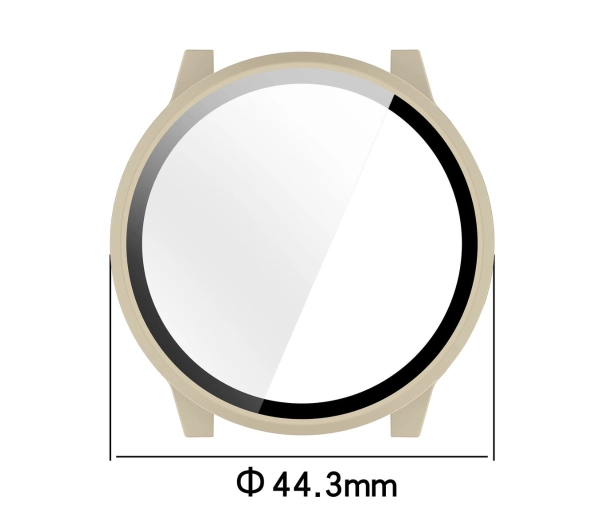 Bizon ze szkłem do Garmin Venu 4 41mm Beżowy