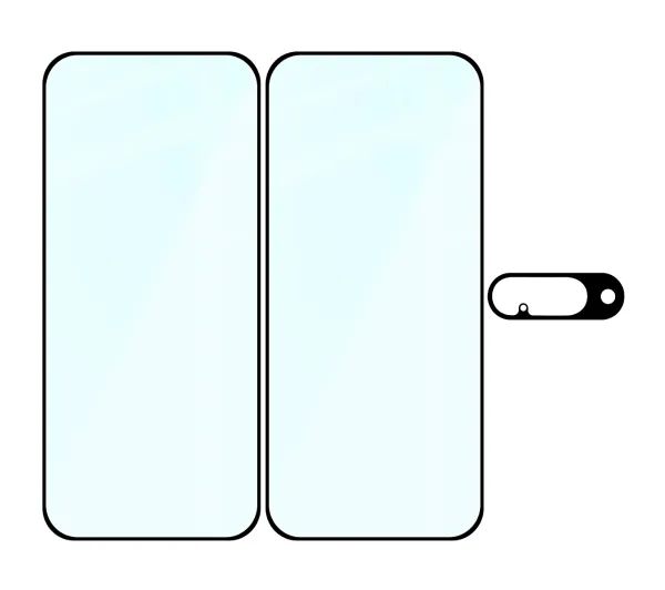 Bizon 2x Szkło + szybka na aparat Edge 2 Pack do Google Pixel 10