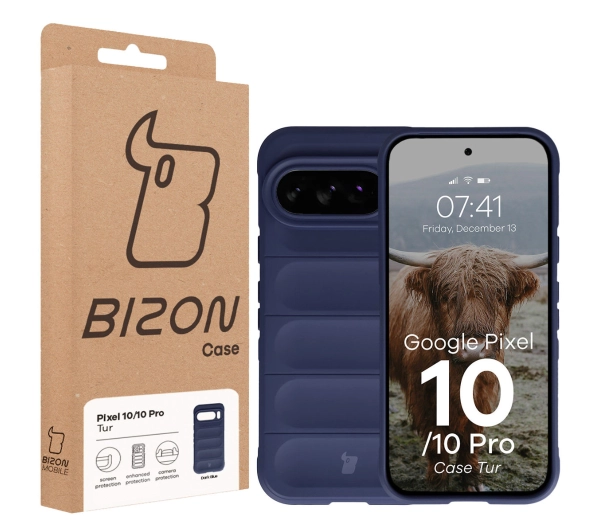 Bizon Pancerne Tur do Google Pixel 10 / 10 Pro Niebieski