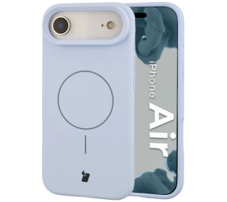 Bizon Silikonowe Soft  z MagSafe do Apple iPhone Air Niebieski