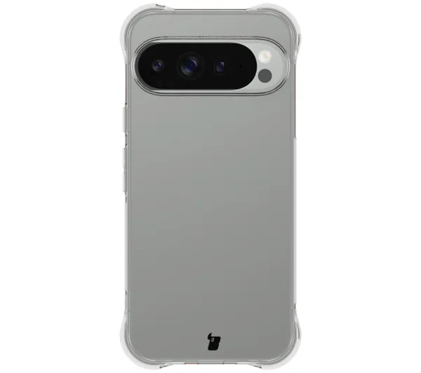 Bizon elastyczne etui Salpa + 2x szkło hartowane + szkło na obiektyw Clear Pack do Google Pixel 10 Pro XL
