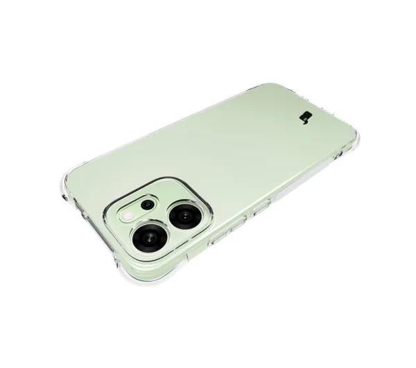 Bizon elastyczne etui Salpa + 2x folia na ekran Clear Pack do OPPO Reno14 F / OPPO Reno14 FS