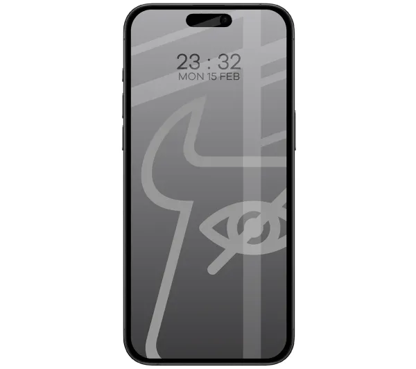 Bizon prywatyzujące pełne Edge Shadow Duo do iPhone 15 Pro Max