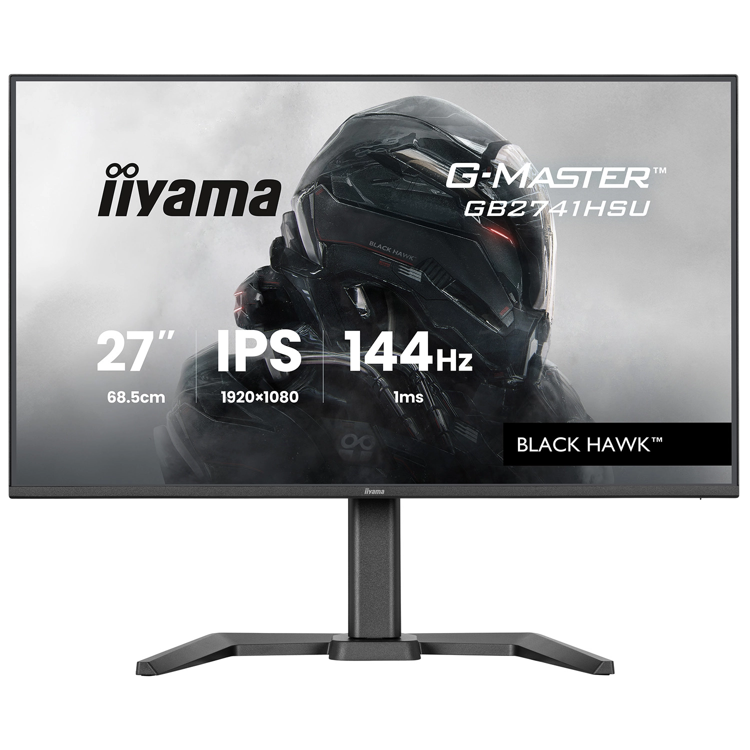 Monitor iiyama G-Master Black Hawk GB2741HSU-B1 27" Full HD IPS 144Hz 1ms MPRT Gamingowy