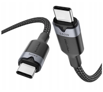 Kabel Vention USB-C do USB-C 2.0 5A 240W 1m Czarny