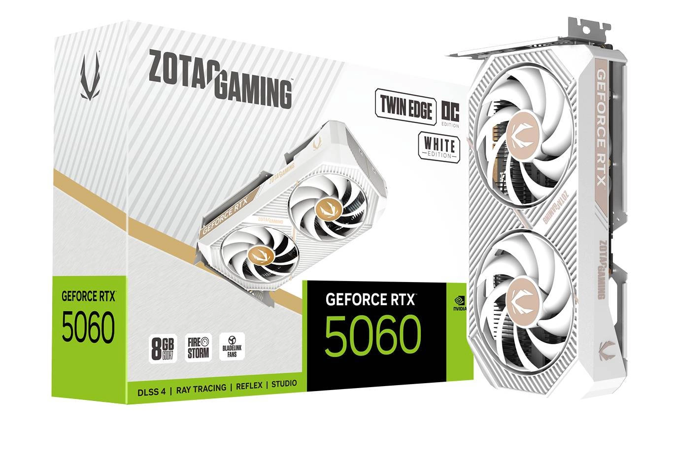Karta graficzna Zotac GeForce RTX 5060 Twin Edge OC White Edition 8GB GDDR7 128bit DLSS 4