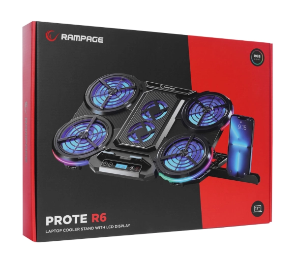 Rampage PROTE R6 10-17" Czarny