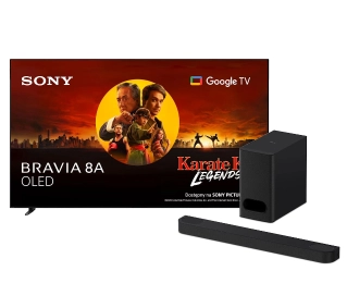 Sony BRAVIA 8A K-65XR8A 65" 4K OLED 120Hz Google TV Dolby Vision Dolby Atmos DTS-X HDMI 2.1 + Soundbar Theater Bar 6 - Kup na Raty - RRSO 0%
