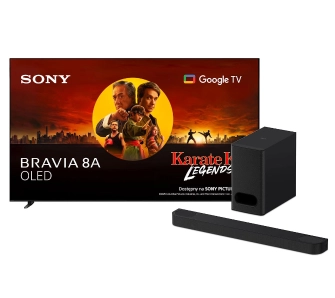 Telewizor Sony BRAVIA 8A K-65XR8A 65" 4K OLED 120Hz Google TV Dolby Vision Dolby Atmos DTS-X HDMI 2.1 + Soundbar Theater Bar 6