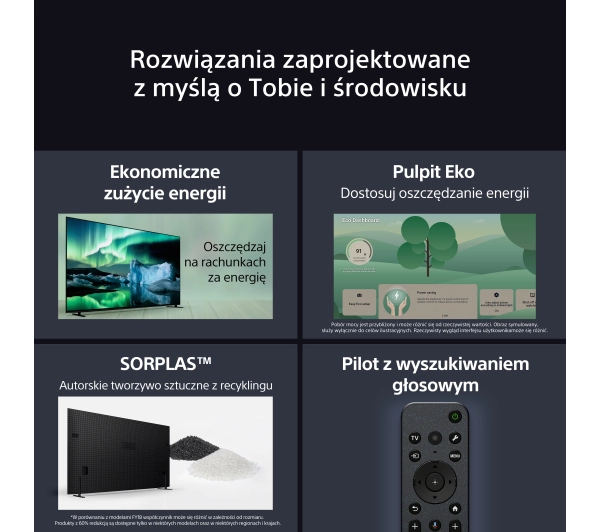 Sony BRAVIA 8A K-65XR8A 65" 4K OLED 120Hz Google TV Dolby Vision Dolby Atmos DTS-X HDMI 2.1 + Soundbar Theater Bar 6 - Kup na Raty - RRSO 0%