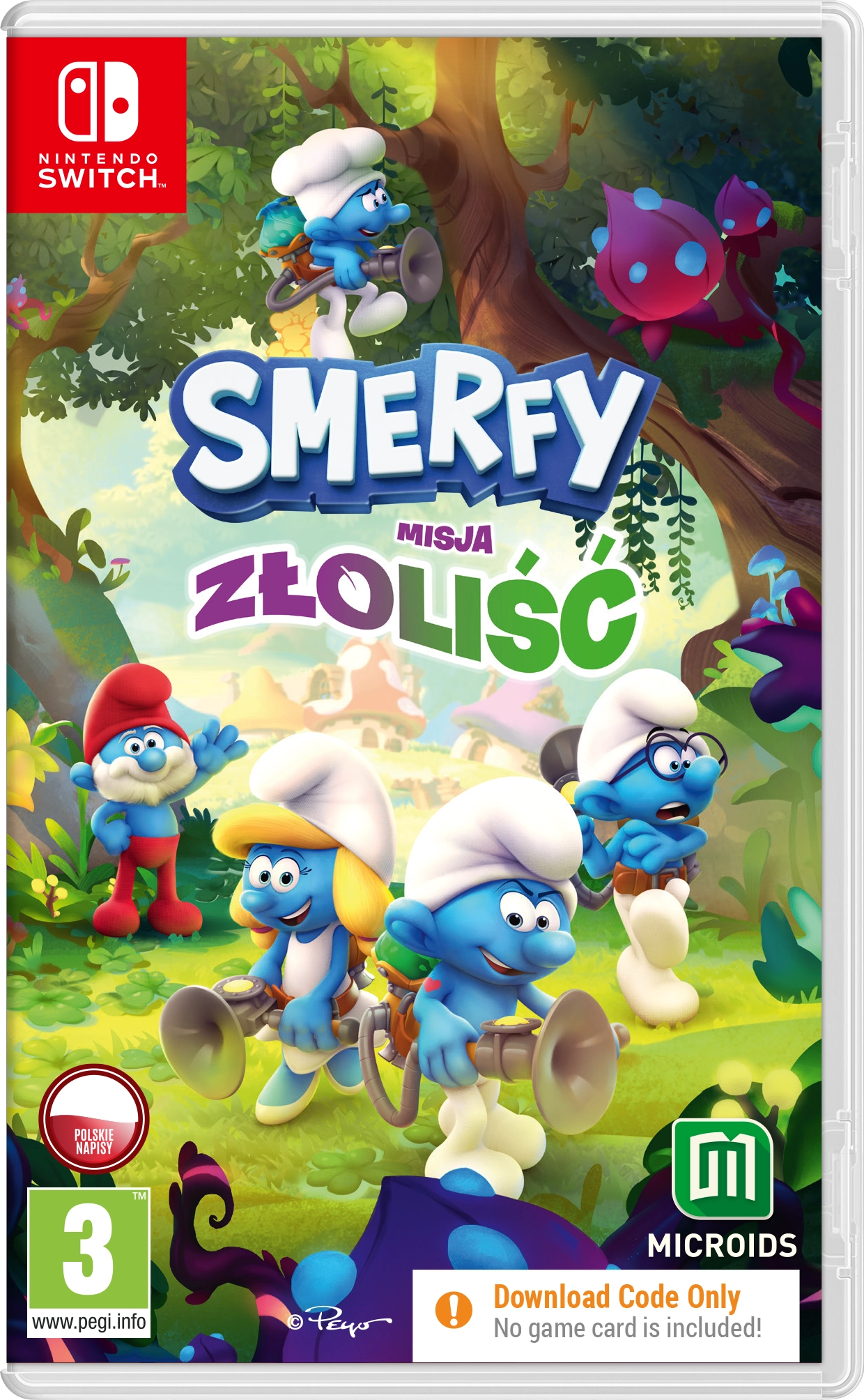 Smerfy Misja Złoliść Gra na Nintendo Switch