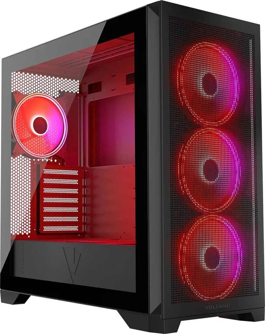 Obudowa MODECOM Volcano Expanse S Apex ARGB Czarny