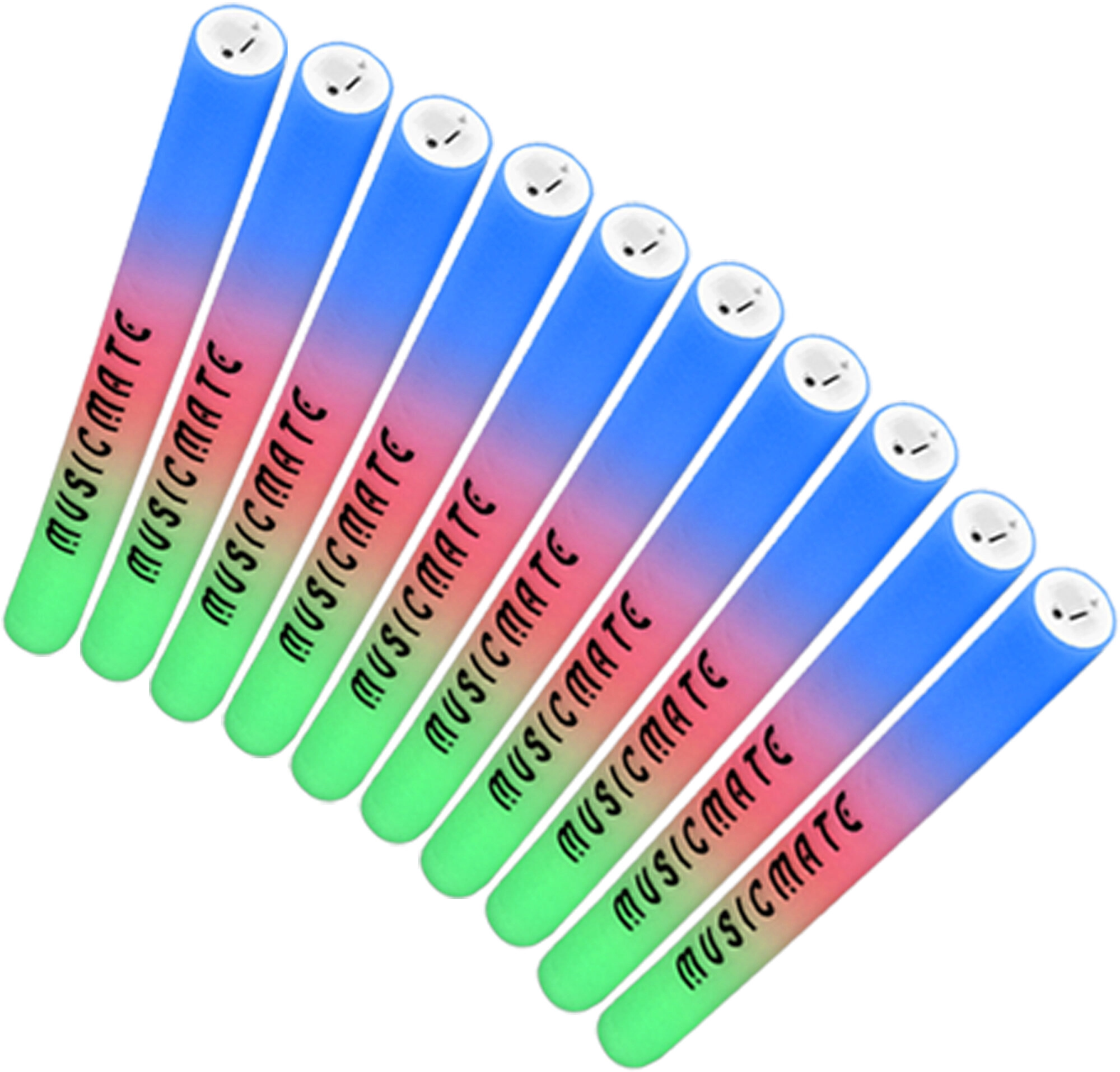 Pałka piankowa RGB LED Musicmate MM-A95 RainbowWands (10 szt.)