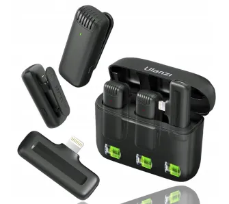 Mikrofon krawatowy Ulanzi J12 Lightning Czarny