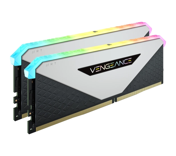 Corsair Vengeance RGB RT DDR4 16GB (2x8GB) 3200 CL16 Biały - Kup na Raty - RRSO 0%