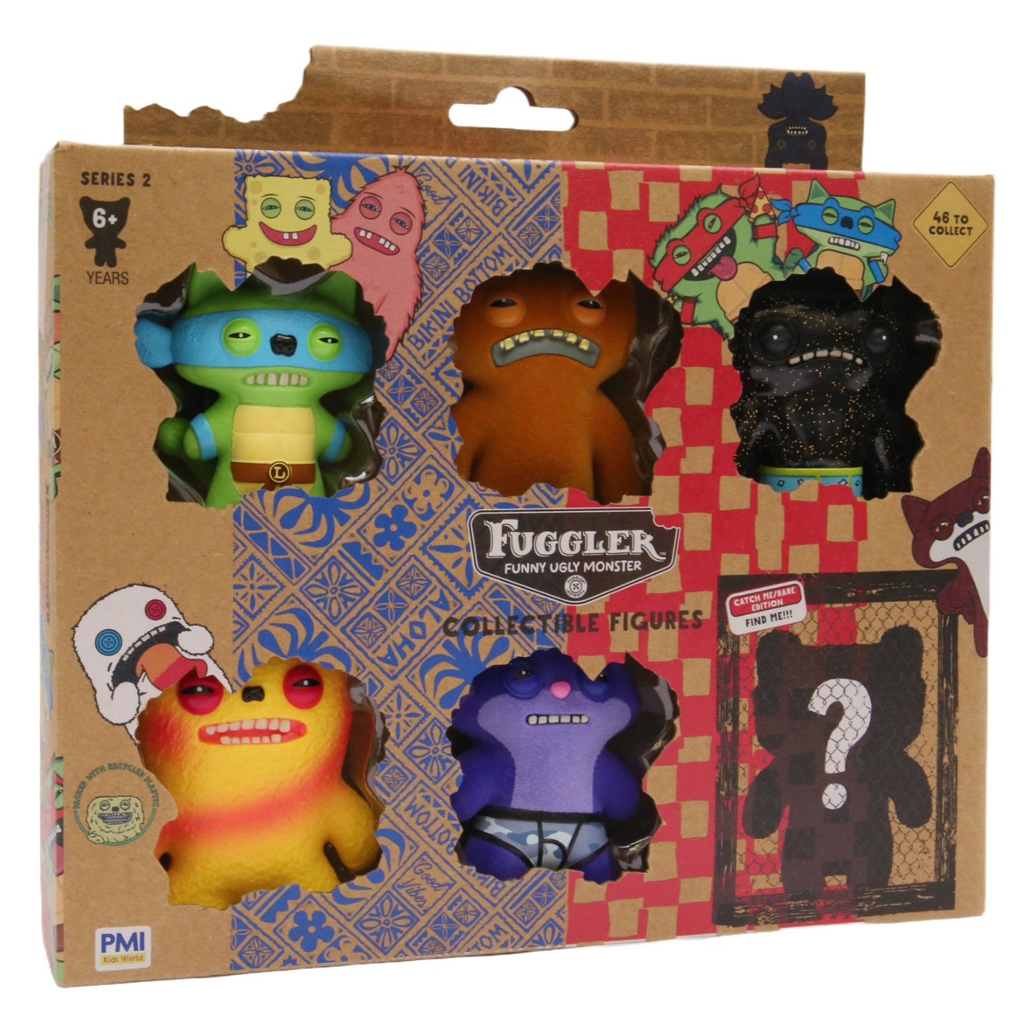 Figurka PMI Kids World Fuggler Funny Ugly Monster S2 - 6 Pack