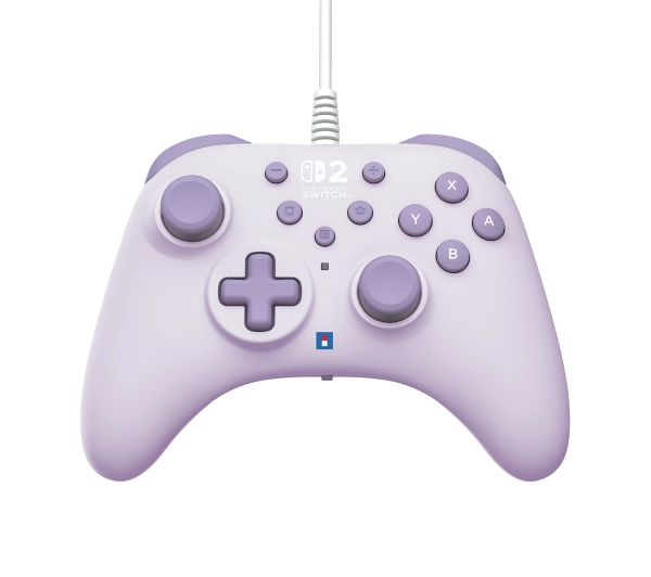 Hori HORIPAD Turbo Cozy Lavender do Nintendo Switch 2 Przewodowy