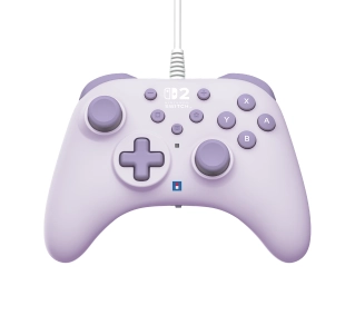 Hori HORIPAD Turbo Cozy Lavender do Nintendo Switch 2 Przewodowy