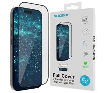 Szkło hartowane Roobix Full Cover do iPhone 17