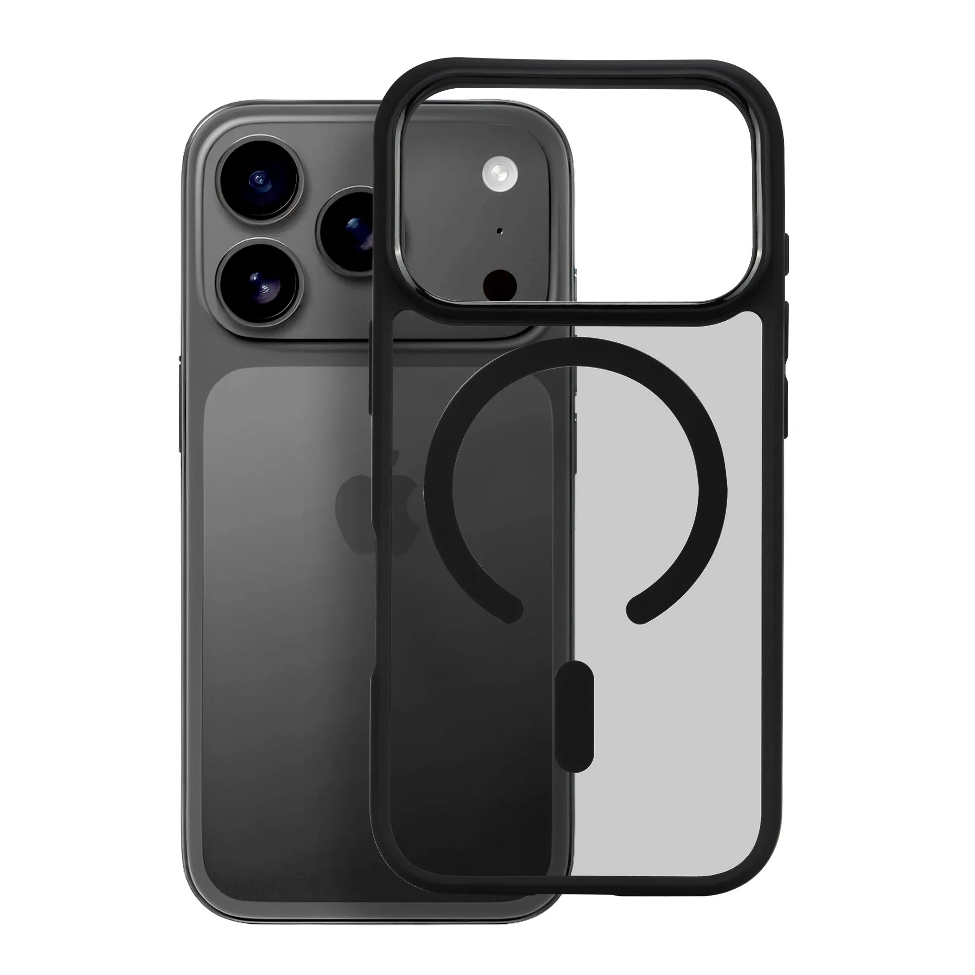 Etui Roobix Dusky MagSafe do iPhone 17 Pro Czarny matowy