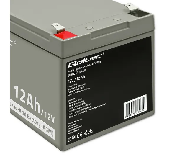 Qoltec 53049 AGM 12V 12Ah